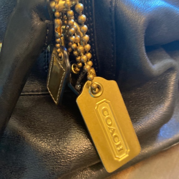 Coach Style No. L0882-12949 Black Leather Satchel 16"L x 7"W x 13"H - Picture 2 of 9